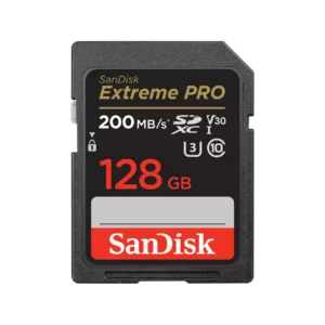 SanDisk 128GB Extreme PRO SDXC UHS-I Memory Card - C10, U3, V30, 4K UHD, SD Card - SDSDXXD-128G-GN4IN